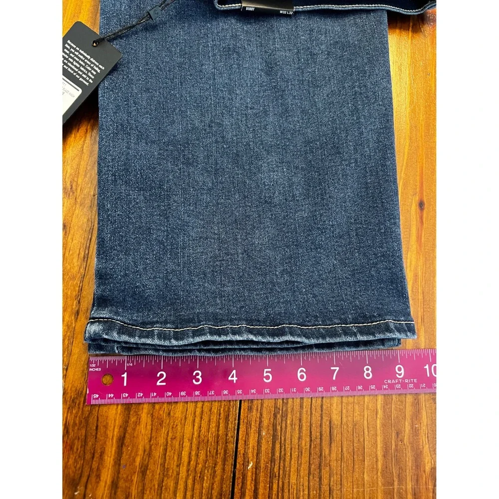 True Religion Bobby Applique Jeans Mens 32W 32L Medium Blaze Wash TR Logo NWT